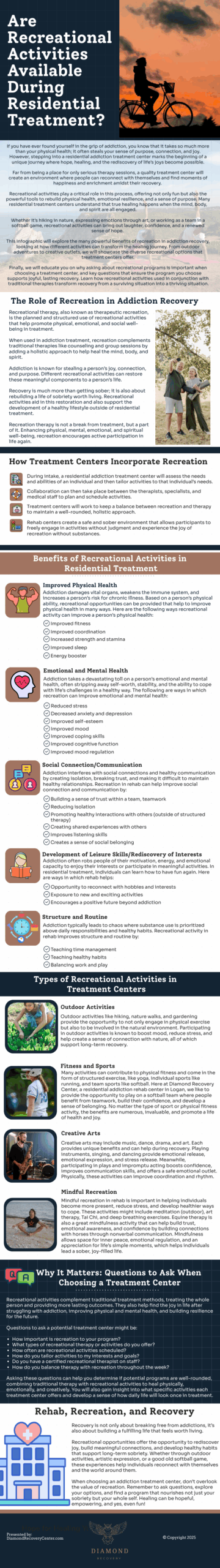 Are Recreational Activities Available During Residential Treatment? Are Recreational Activities Available During Residential Treatment?